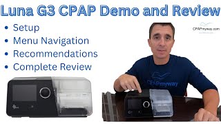 Luna G3 Auto CPAP Setup and Review [upl. by Lede]