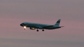 Flughafen Frankfurt Planespotting at Night [upl. by Rowell]