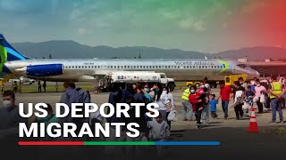 US deports over 300 migrants from Guatemala  ABS CBN News [upl. by Elleined301]