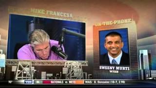 WFANs Sweeny Murti Puts Mike Francesa to Sleep [upl. by Eniamahs]