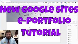 Creating with New Google Sites and Student ePortfolios  2019 [upl. by Adnaerb]