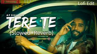 Tere te Slowed and reverb AP DHILLON X Gurinder gill lofi song [upl. by Aynekat]