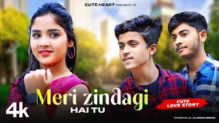 Meri Zindagi Hai Tu  Jubin Nautiyal  Cute Love Story  FtBorsha amp Sayan Cute Heart [upl. by Couq]