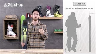 TUTORIEL  comment choisir la taille de ses skis de randonnée [upl. by Sussman]