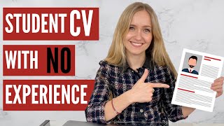 CV for Students with NO Experience FREE TEMPLATE [upl. by Peggir376]