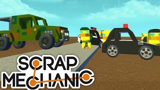 UCIEKAMY PRZED KACZĄ POLICJĄ  SCRAP MECHANIC 161  GILATHISS amp HADESIAK [upl. by Htebsil]