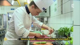 Semaine du goût  comment sont formés les futurs chefs [upl. by Idnam]