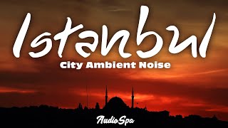 Ambient City Sounds  Istanbul City Sounds for Sleeping [upl. by Frodi]