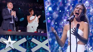 Loren Allred steps out of the shadows to give a POWERHOUSE Performance  SemiFinals  BGT 2022 [upl. by Curr]