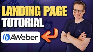 Create Custom Landing Pages in Aweber for FREE [upl. by Nosa]