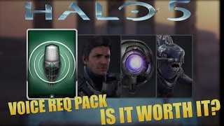 Halo 5 Req Pack Opening amp Showing  Voices of War Pack [upl. by Aeniah]