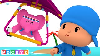 🙈 DANCE WITH ELLY  Run Pocoyo Run 🏃  Episode 2️⃣ of 3️⃣  Pocoyo English  Dance and Exercise [upl. by Warden79]