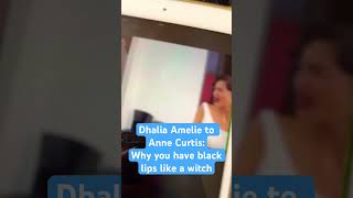 Dahlia Amelie to Ann Curtis Why you have black lips 👄 like a witch reactionvideo shorts [upl. by Ellehciram883]