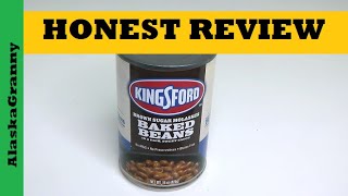 Kingsford Baked Beans ReviewTaste TestWorth It [upl. by Ecnadnak]