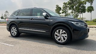 2022 Volkswagen Tiguan Allspace 14 TSI Life StartUp and Full Vehicle Tour [upl. by Fassold]