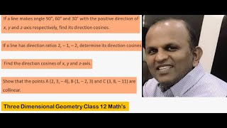 Chapter 11  Examples 1 to 5  Three Dimensional Geometry Class 12 Maths [upl. by Nimaynib]