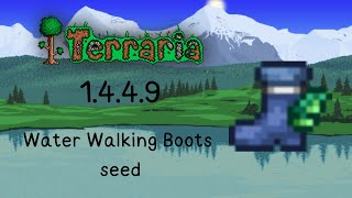 Water Walking boots Terraria seed 1449 [upl. by Grimona]