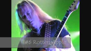 Top 10 Solos of Jerry Cantrell [upl. by Cown737]