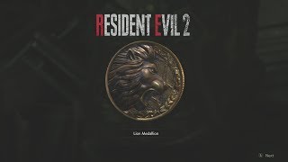 Resident Evil 2  2nd Run Lion Medallion Combination Claire 1080p 60FPS HD [upl. by Lorine]