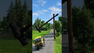 Dumb Cars Huge Hammer Hill Crush – BeamNG Drive [upl. by Blain]