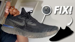 How To Fix Flyknit  Nike Epic React Restoration [upl. by Grefer]