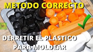 Como derretir plastico en casa método correcto  No cometas estos errores [upl. by Sydalg]