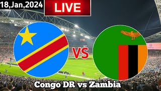 Congo DR Vs Zambia Live Match Today [upl. by Yajeet]