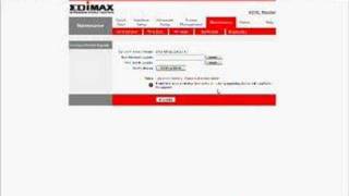 Edimax ADSL Modem Router  Firmware upgrade [upl. by Rehposirhc696]