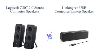 Logitech Z207 vs Upgraded USB Computer Speaker Comparison 🎧 [upl. by Elgar626]