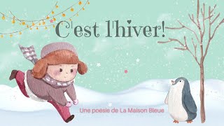 Cest lhiver une poésie facile en français [upl. by Bedwell]