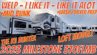 2023 Milestone 370FLMB  Front Living Mid Bunk  Loft Model RV [upl. by Sadiras]