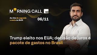 TRUMP ELEITO nos EUA decisão de JUROS e pacote de gastos no BRASIL [upl. by Larina]