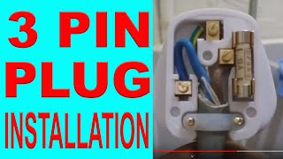 Cara Pemasangan Plug 3 Pin 3 pin plug installation DIY [upl. by Rohn738]