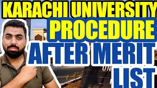 WHAT TO DO AFTER ADMISSION karachiuniversityadmissions2024 karachiuniversity [upl. by Atteirneh]