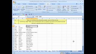 Excel Facil Truco 9 Unir 2 celdas en 1 [upl. by Dennett518]