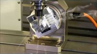 KME CNC Indexer Demo 4 Axis Machining and Turn Milling on a VMC [upl. by Zoltai742]