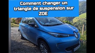 Démontage du triangle de suspension sur une ZOE [upl. by Folger]