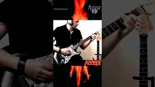 ACCEPT  Fast as a shark guitar solo cover accept shorts guitar cover solo [upl. by Ennaesor]