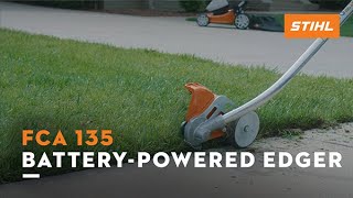 FCA 135 BatteryPowered Edger  Features and Benefits [upl. by Lirba]