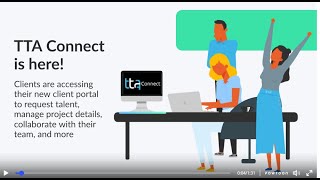 TTA Connect Talent  Welcome Clients [upl. by Zaccaria]