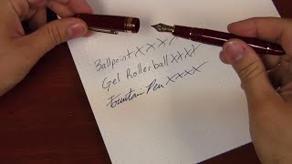 How a Fountain Pen Works Fountain Pen 101 [upl. by Kessia]