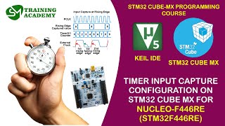 Timer Input Capture Mode Configuration and Calculation in STM32 Cube Mx  STM32F446RE  T  16 [upl. by Rammaj]