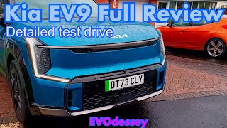 Kia EV9 Full Test drive Review with Driving assist features demo [upl. by Oinotnaesoj650]