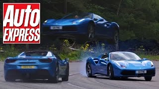 Ferrari 488 Spider review opentop opens up 660bhp V8 and flies [upl. by Candless]