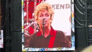 Green Day Burnout Live 4K Wembley Stadium London 29062024 [upl. by Gwendolen406]