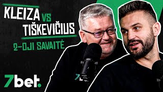 Kleiza vs Tiškevičius 60  7bet Kokie Žalgirio šansai Pirėjuje [upl. by Eiknarf]