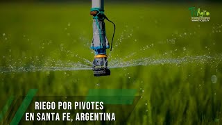 Riego por pivotes en Santa Fe Argentina  TvAgro por Juan Gonzalo Angel Restrepo [upl. by Lynus]