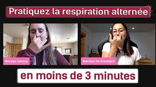 Pratiquez la respiration alternée en moins de 3 minutes [upl. by Moise]