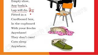 CLASS 5 II ENGLISH II LESSON 4 II CATS II CG BOARD II CHHATTISGARH [upl. by Ssalguod]