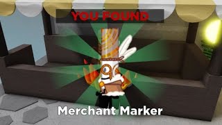 How to get MERCHANT marker in FIND THE MARKERS Roblox  UPDATED 2024 [upl. by Esinek]